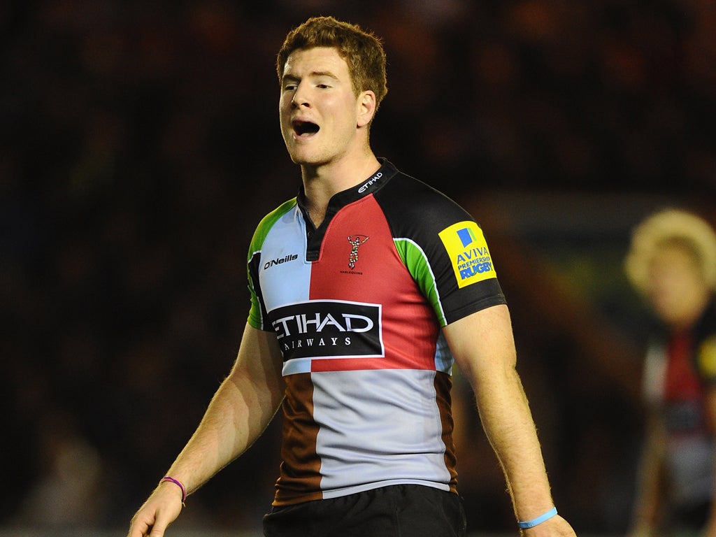 Harlequins' Rory Clegg has an opportunity to shine against Exeter