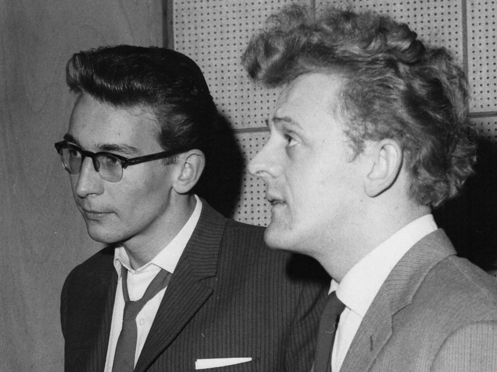 Smith, left, with the singer Wee Willie Harris in the late 1950s