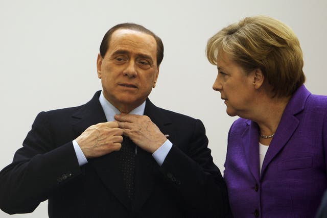 Angela Merkel believed Silvio Berlusconi's administration was not capable of dealing with the debt crisis, according to the report