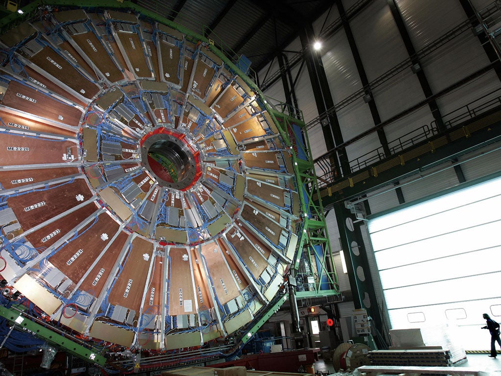 Mass hysteria: The Large Hadron Collider in Cern, Geneva, where scientists continue to search for the Higgs boson