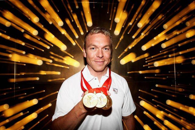 Sir Chris Hoy has at least four major endorsements paying at least £150,000 each annually