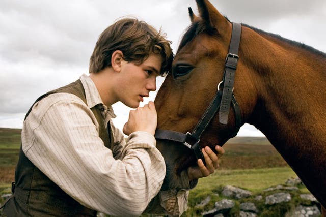 Jeremy Irvine stars in Spielberg's War Horse