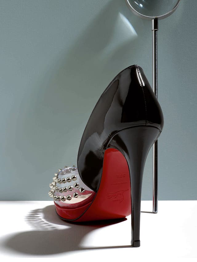 A Christian Louboutin shoe at the Design Museum