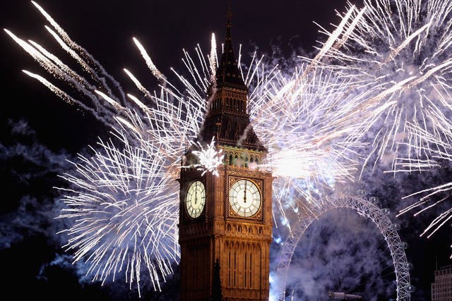 London sees in the new year in dramatic style