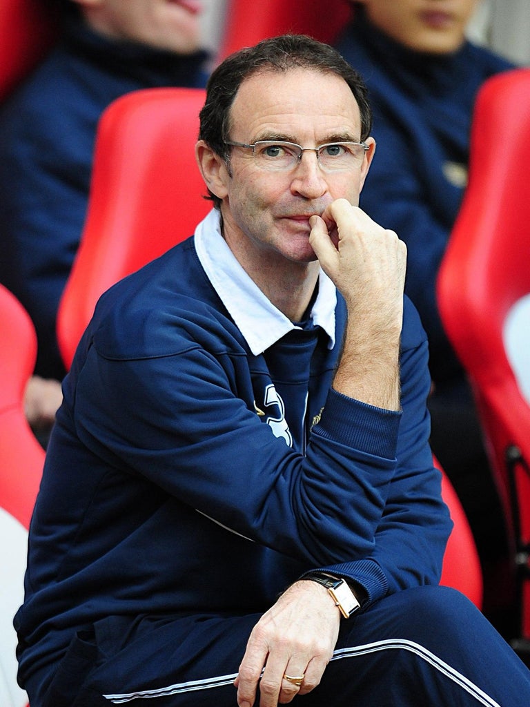 MARTIN O’NEILL: The injury worries are increasing for the Sunderland manager