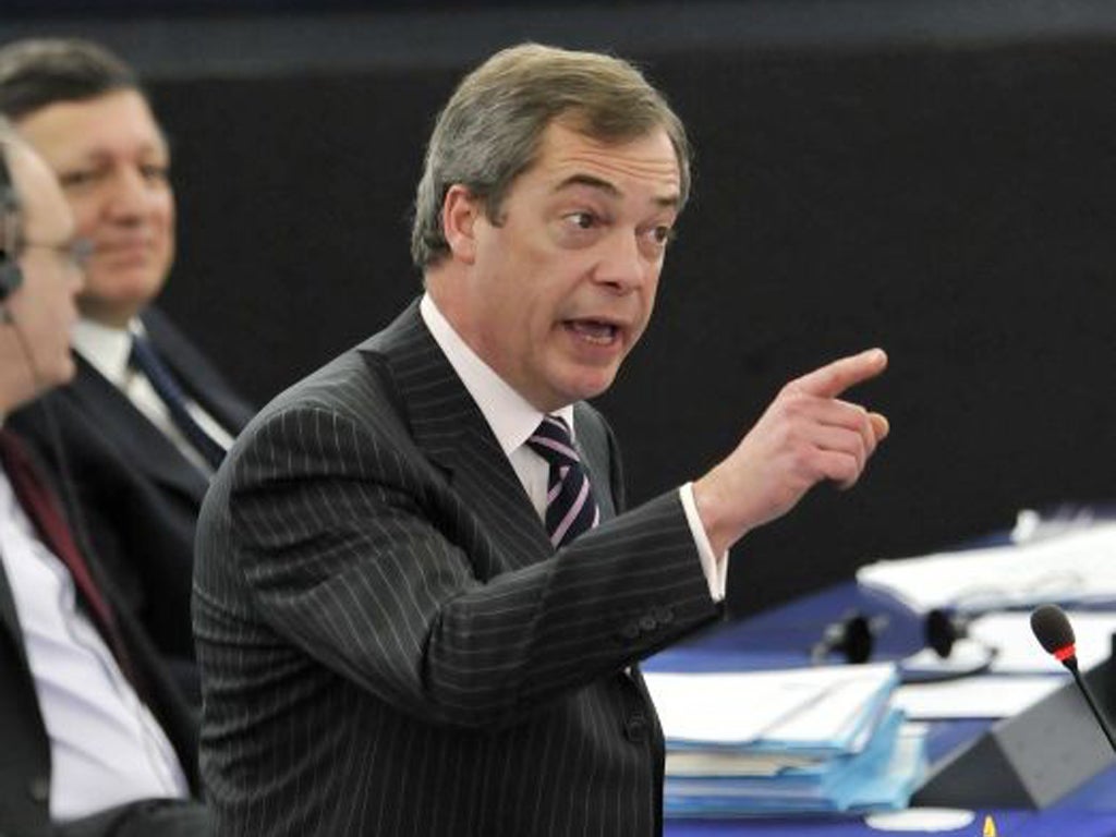 Farage: an emerging force