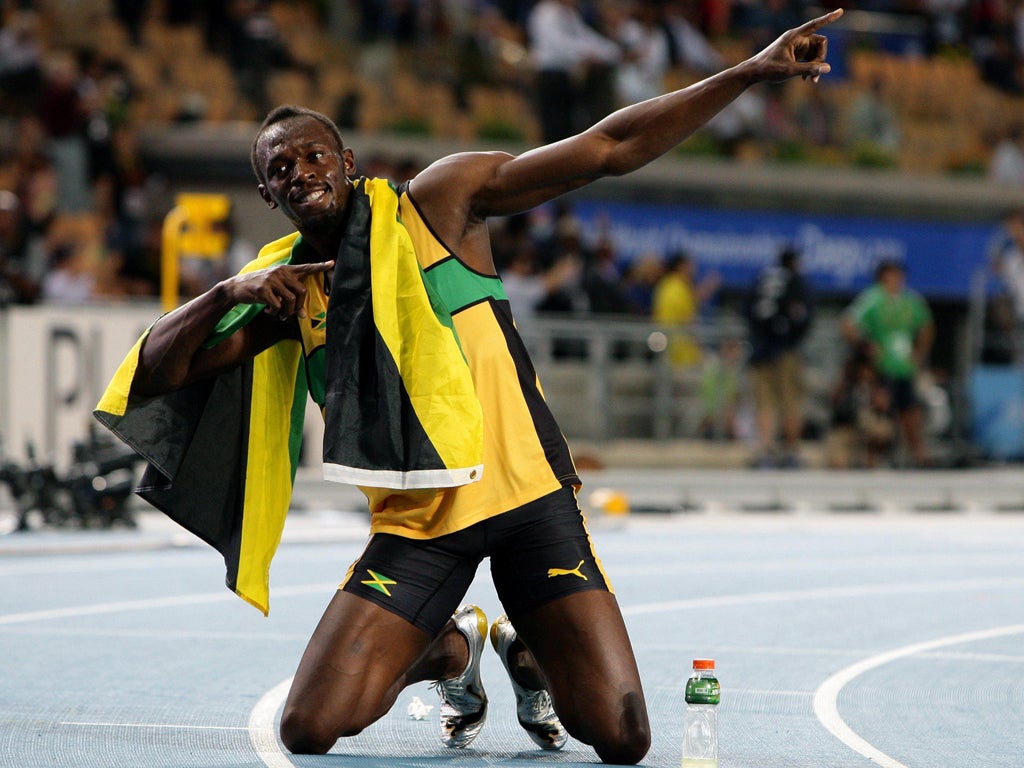 Good news: Usain Bolt at the Olympics