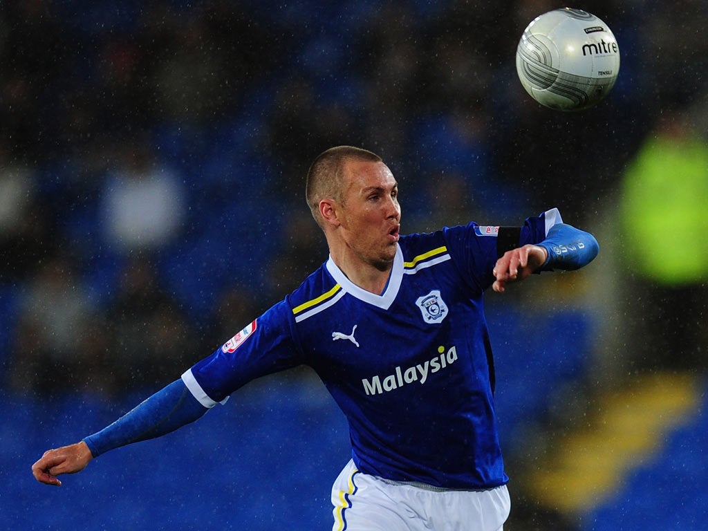 Cardiff striker Kenny Miller is looking to the top of the table