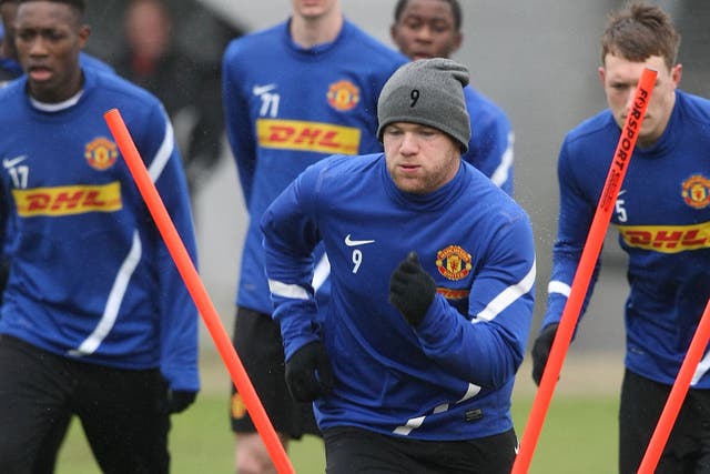 Wayne Rooney was deemed unable to train