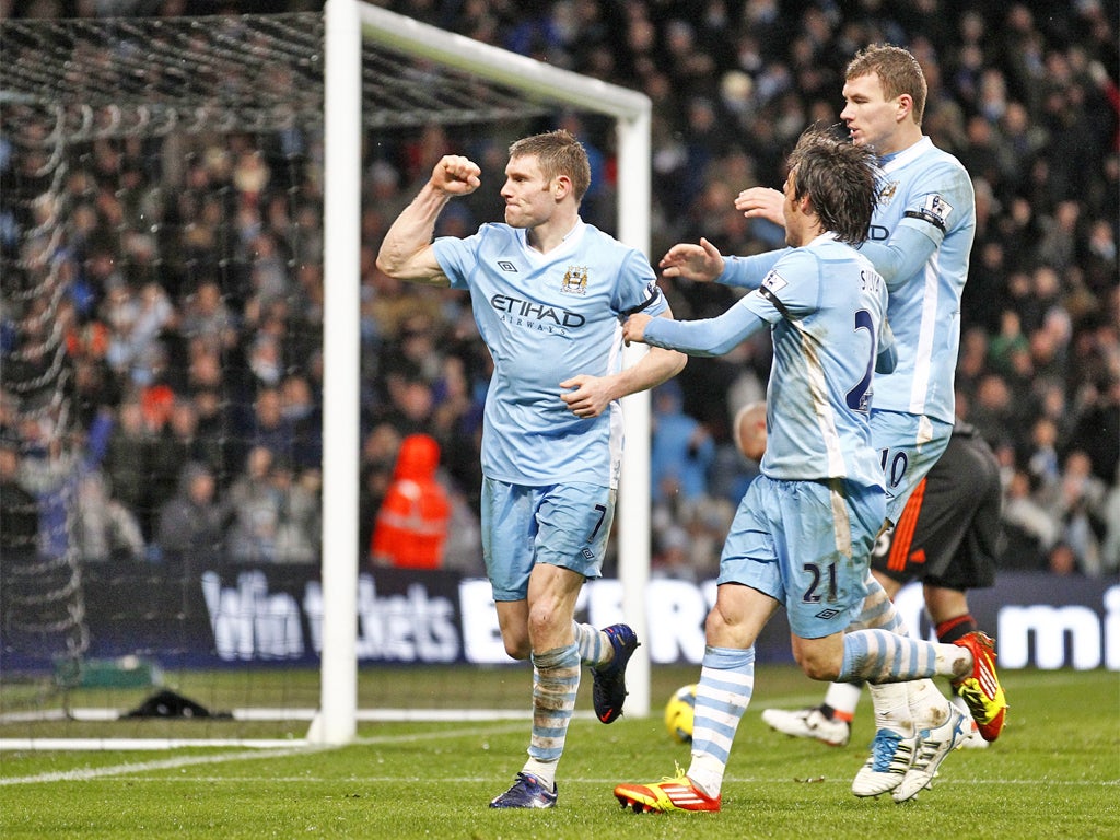 Milner's converted penalty sealed the win for City