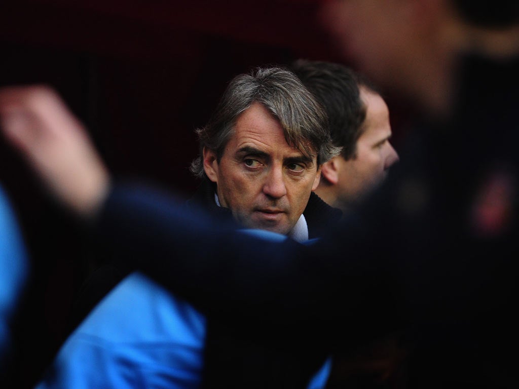 Mancini's side head the league table