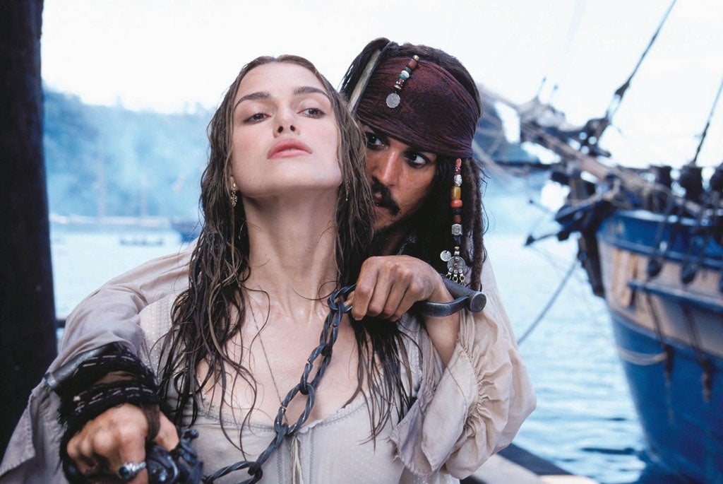 Keira Knightley starred opposite Johnny Depp in Pirates of the Caribbean