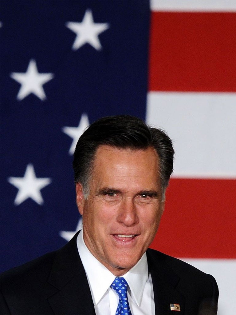 Republican leadership candidate Mitt Romney says the greatest threat to the world is a nuclear Iran