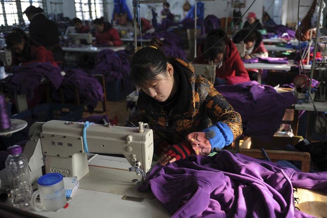 Legacy of debt: Factory worker in Anhui province, China