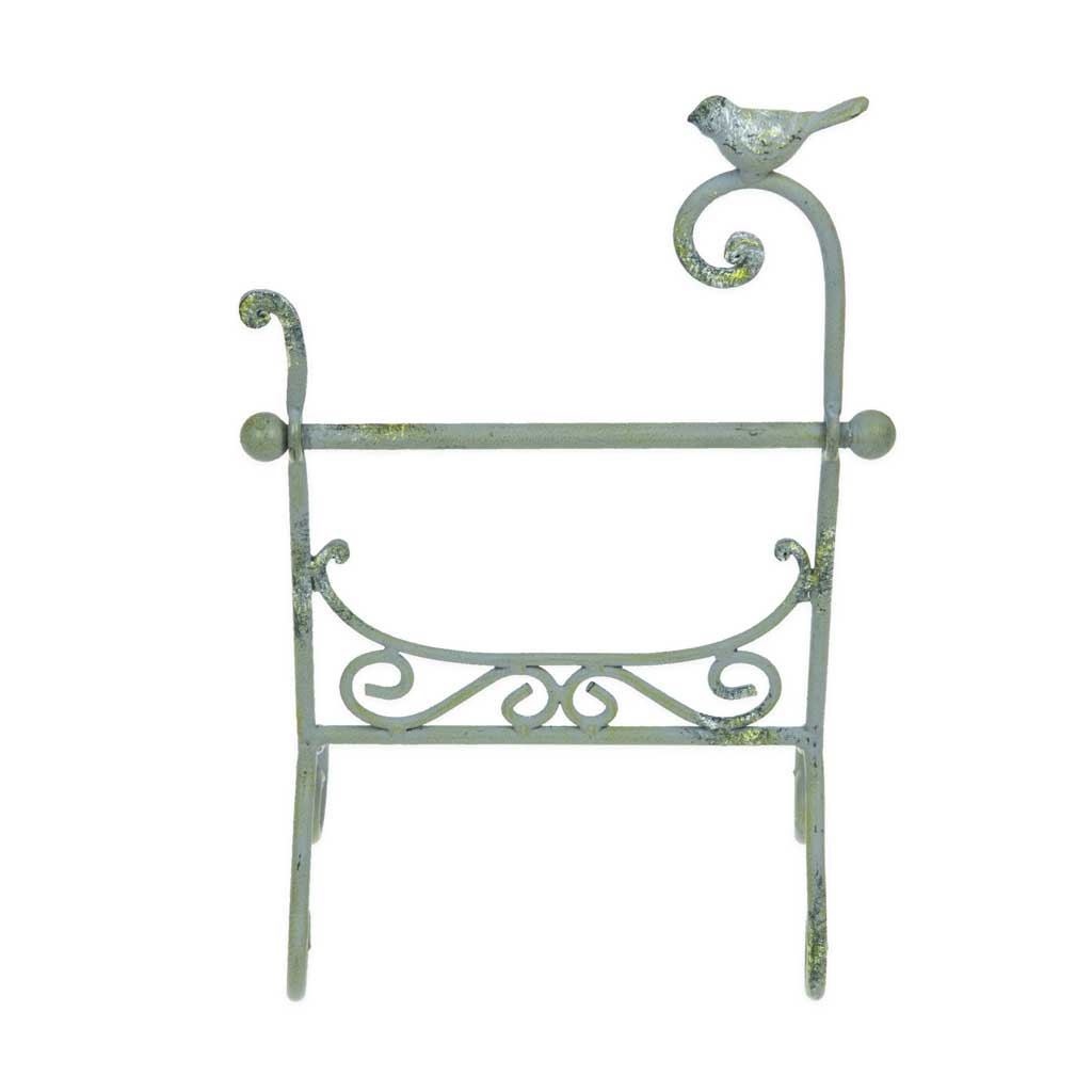 1. Bird loo roll holder

<p>Roullier White, £12. This distressed-finish metal holder is a chirpy thing, indeed. 020 8693 5150, roullierwhite.com</p>
