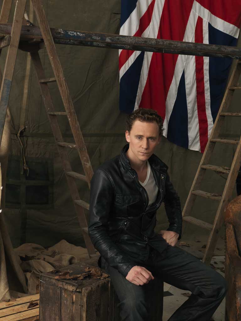 Hiddleston says of the Great War: 'It was quite a European war until 1917, when the Americans joined up. They don't have the same sense of the loss of innocence and the cataclysmic loss of life. A whole generation was wiped out.'