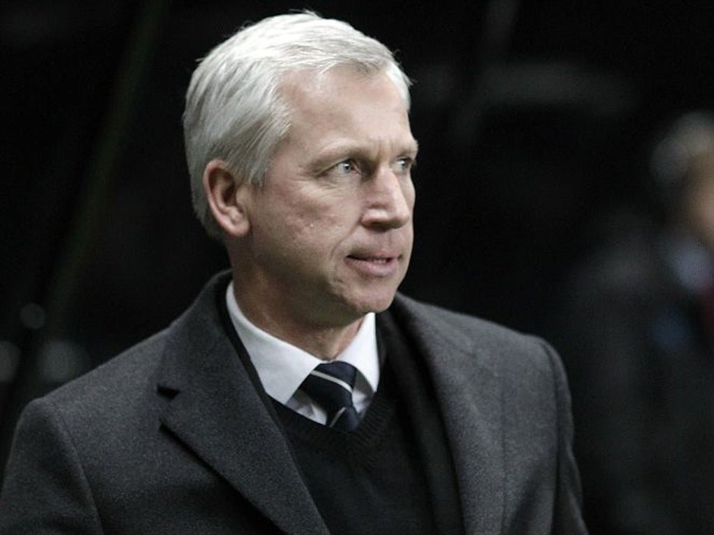 'Alan Pardew for England?' was the question yesterday - he laughed