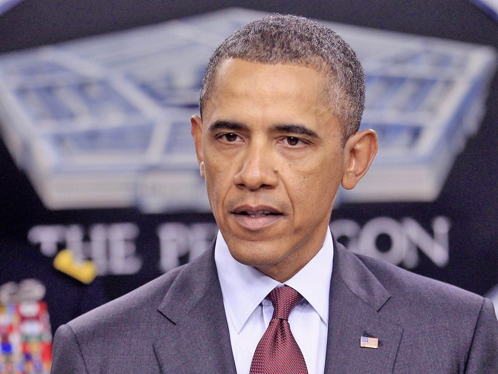 Barack Obama says the US military will focus on Asia and
counter-terrorism