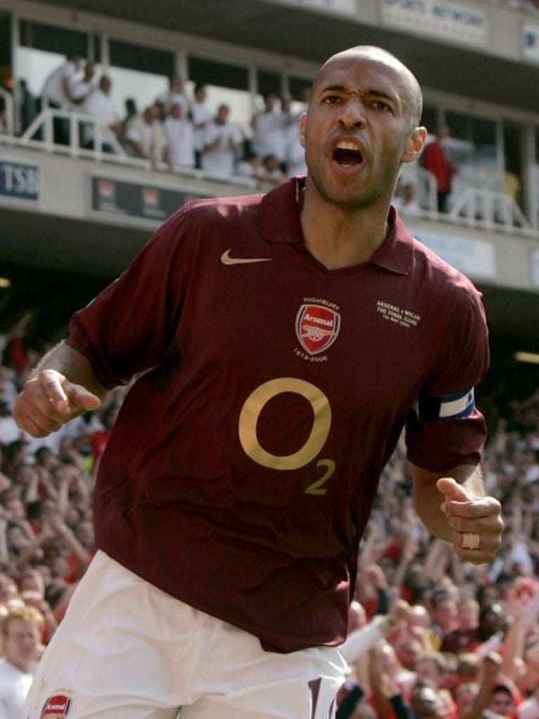 Thierry Henry has warned Arsenal fans not to expect too many goal celebrations