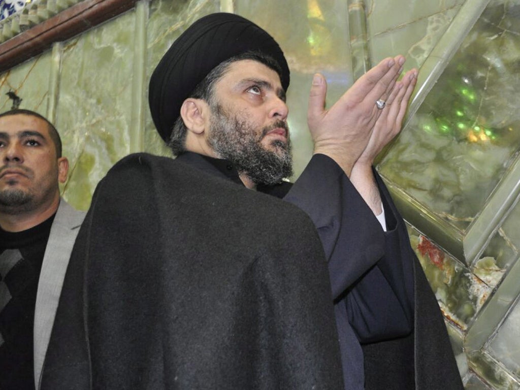 Shia cleric Muqtada al-Sadr has denounced the sectarian killings by Shia militiamen acting in his name