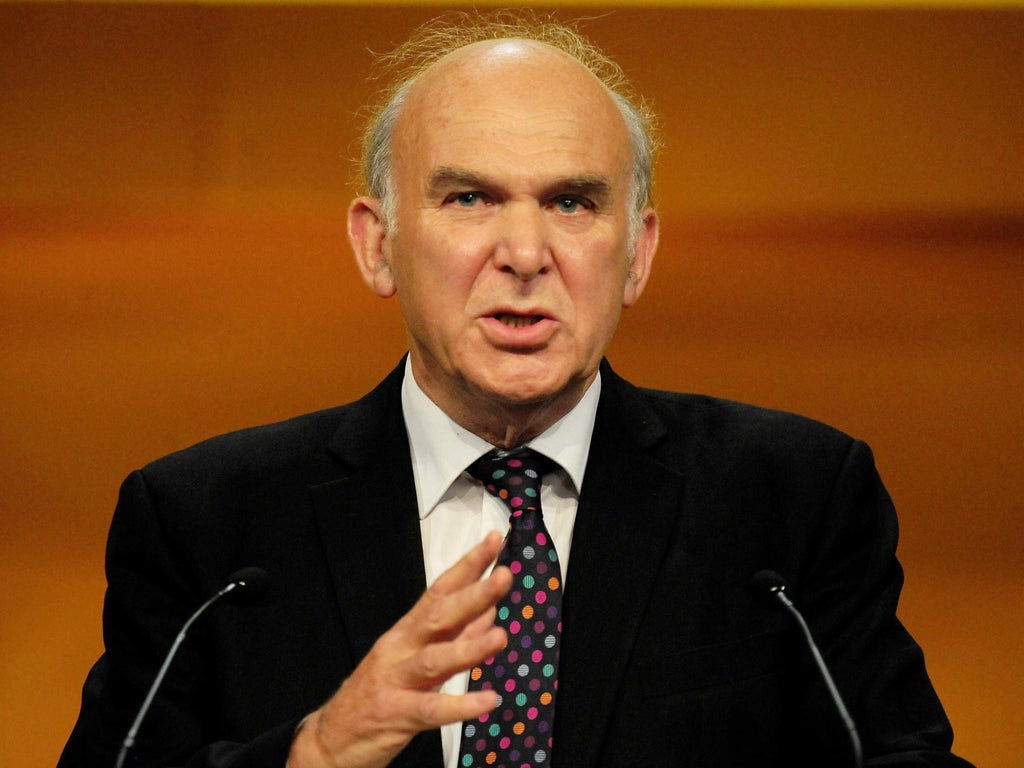 Vince Cable: The Business Secretary has been pushing for a tougher approach