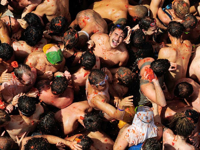 Seeing red: La Tomatina in Buñol