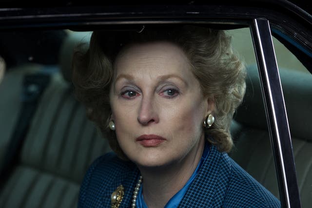 Meryl Streep looks and sounds like Margaret Thatcher, but also suggests her vulnerability 