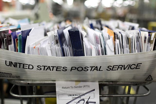 The decline in letter writing and a rise in online bill payments have produced a 20 per cent fall in business for the US mail