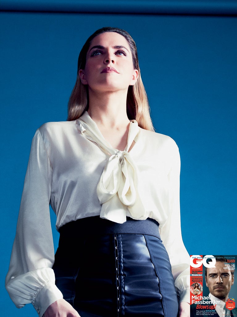 Louise Mensch as she appears in her GQ interview