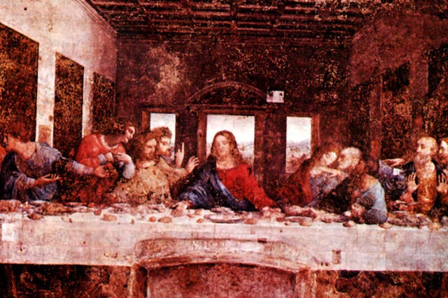 The Last Supper by Leonardo da Vinci shows 13 around the table