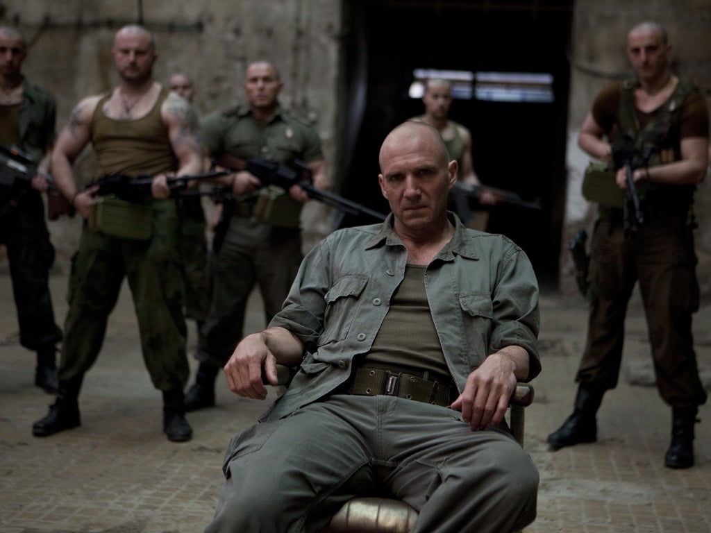 Ralph Fiennes in Coriolanus