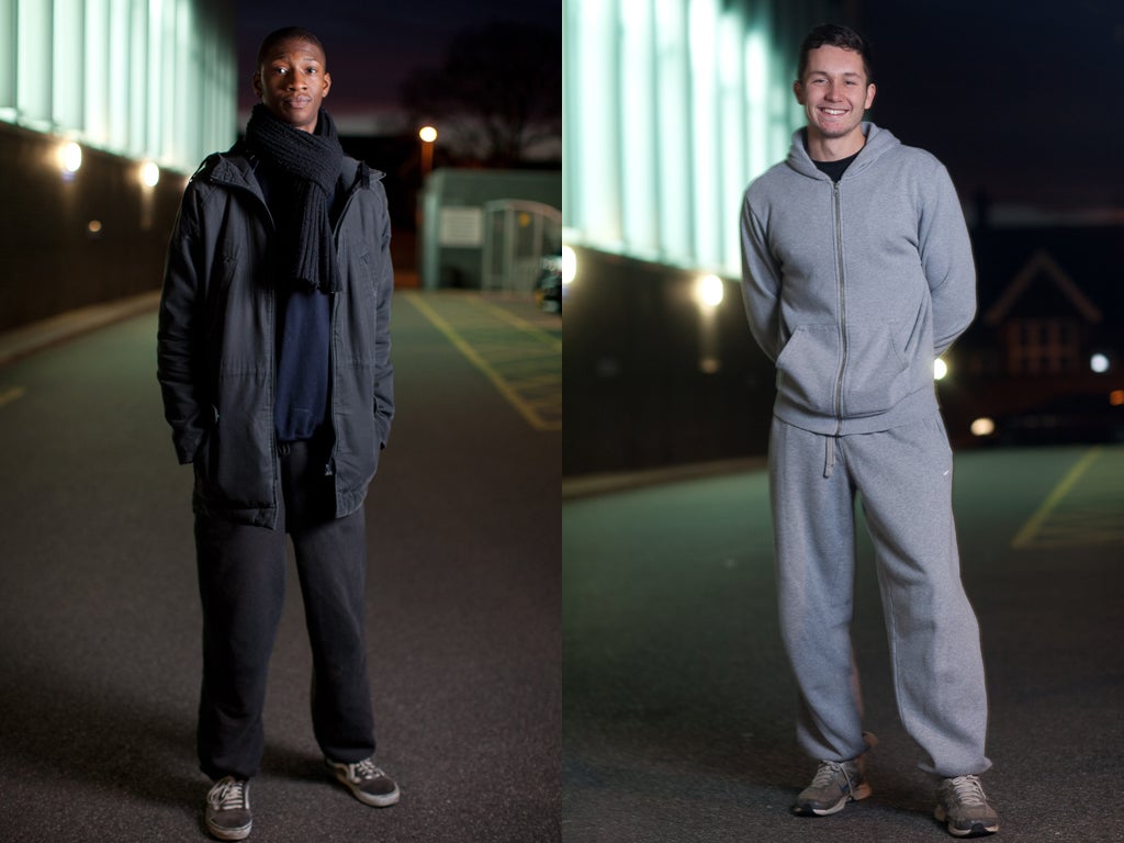 Mimi Olaide, 19, and Luke Kimberley, 21, live in Eltham, south London, where Stephen Lawrence died