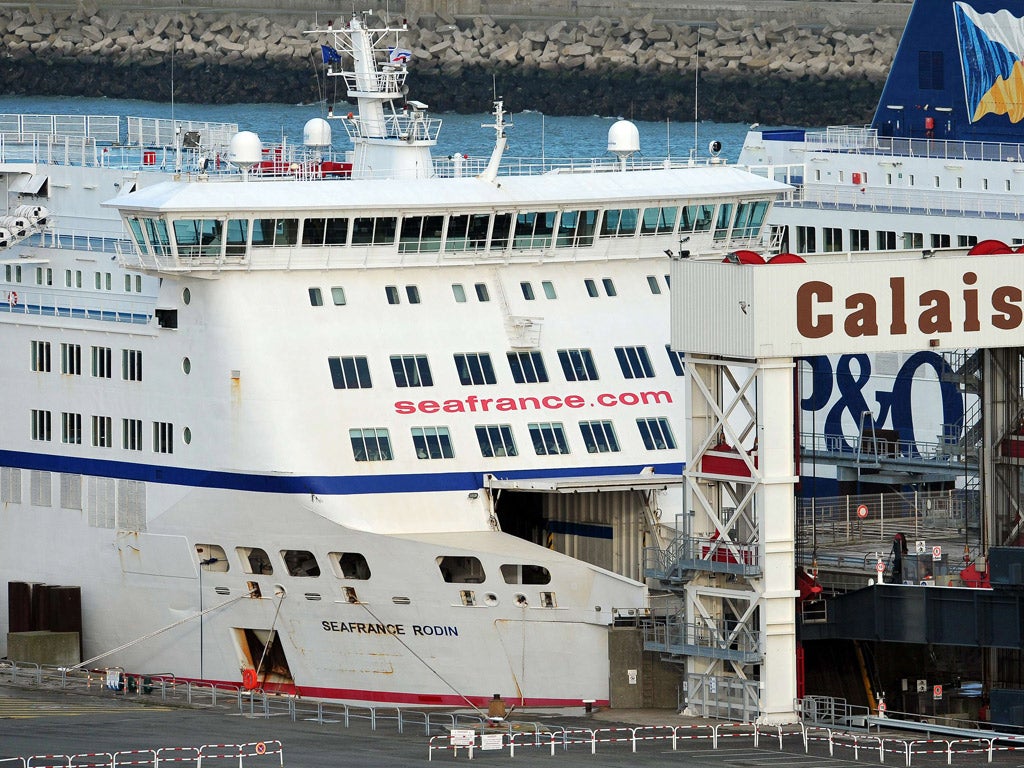 Sea France is one of just two ferry lines operating between Calais and Dover