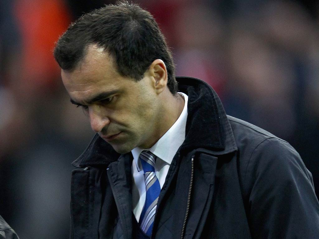 Roberto Martinez saw Wigan crash out of the FA Cup on Saturday