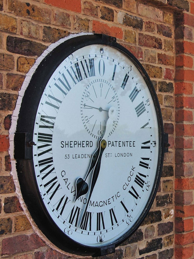 The Shepherd Gate Clock at the Royal Observatory,
Greenwich, site of the prime meridian for the world