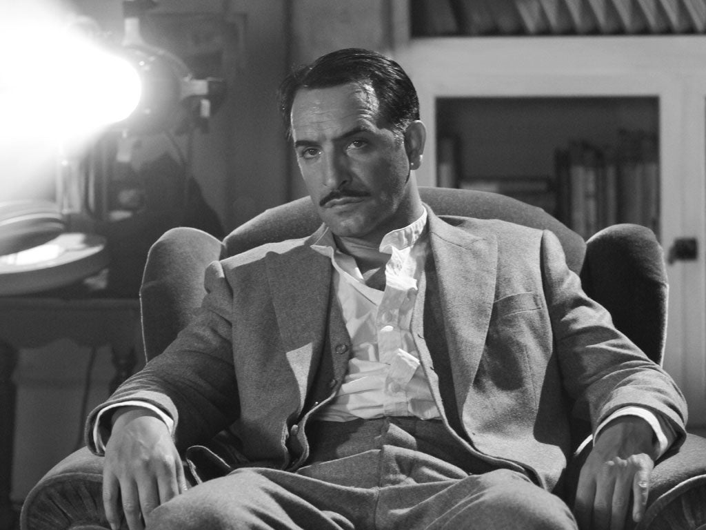Critics’ choice: Jean Dujardin as George Valentin in ‘The Artist’, an
homagetothesilent era of Hollywood film.