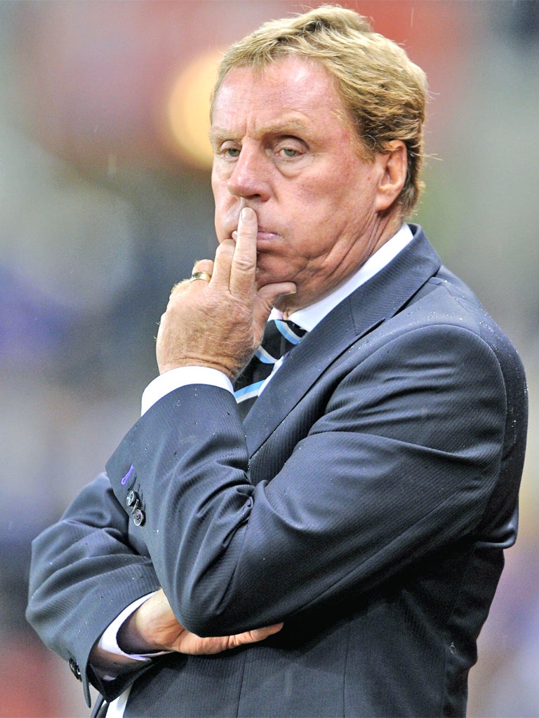 Harry Redknapp's Spurs could go level with Manchester United