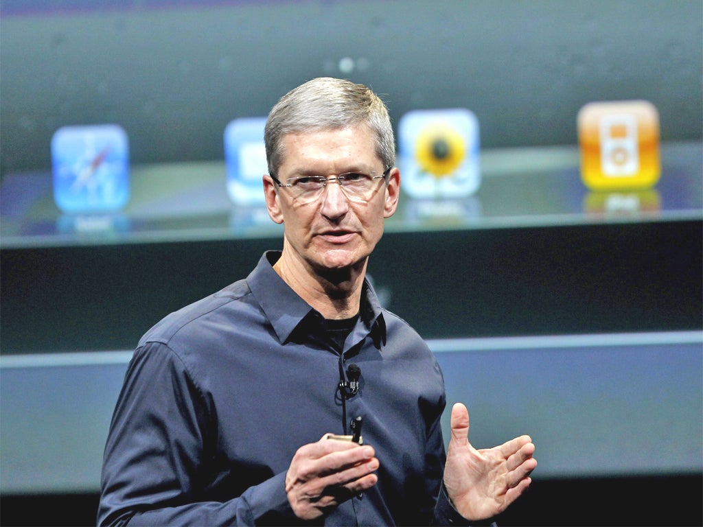 Tim Cook was made the chief executive of Apple in October