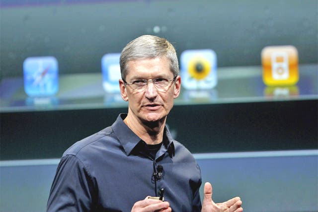 Tim Cook was made the chief executive of Apple in October