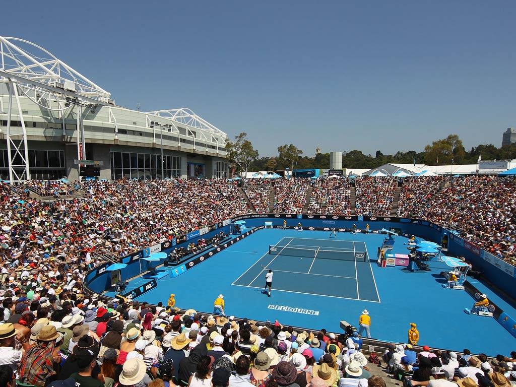 A view of the Margaret Court Arena