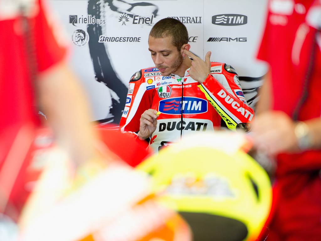 Valentino Rossi has suggested he could quit in 2014