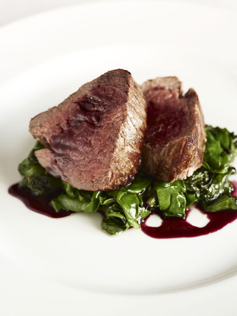 Fillet of beef with cavolo nero