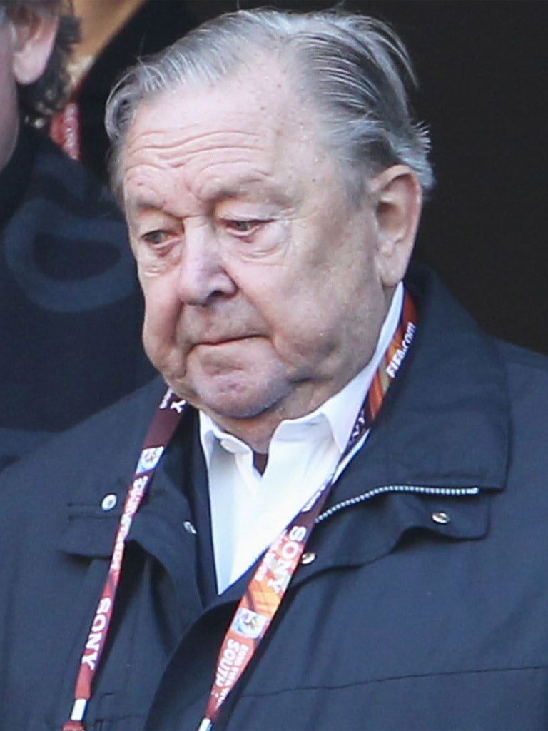 Lennart Johansson lost the vote for the Fifa presidency in 1998