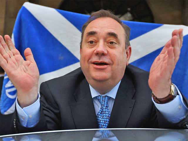 Alex Salmond, Scotland's First Minister and Scottish National Party leader