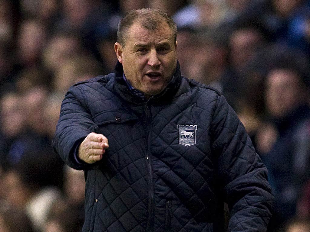 Ipswich manager Paul Jewell