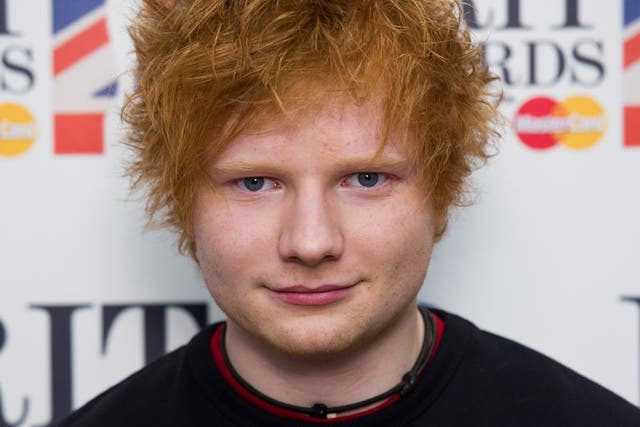 20-year-old Ed Sheeran has four nominations. He's up for best British male solo artist, best British breakthrough act, best single and album of the year