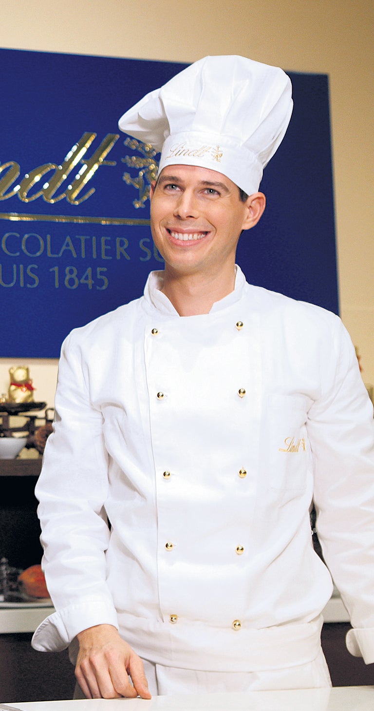 Stefan Bruderer was born in sight of the Lindt factory in Switzerland