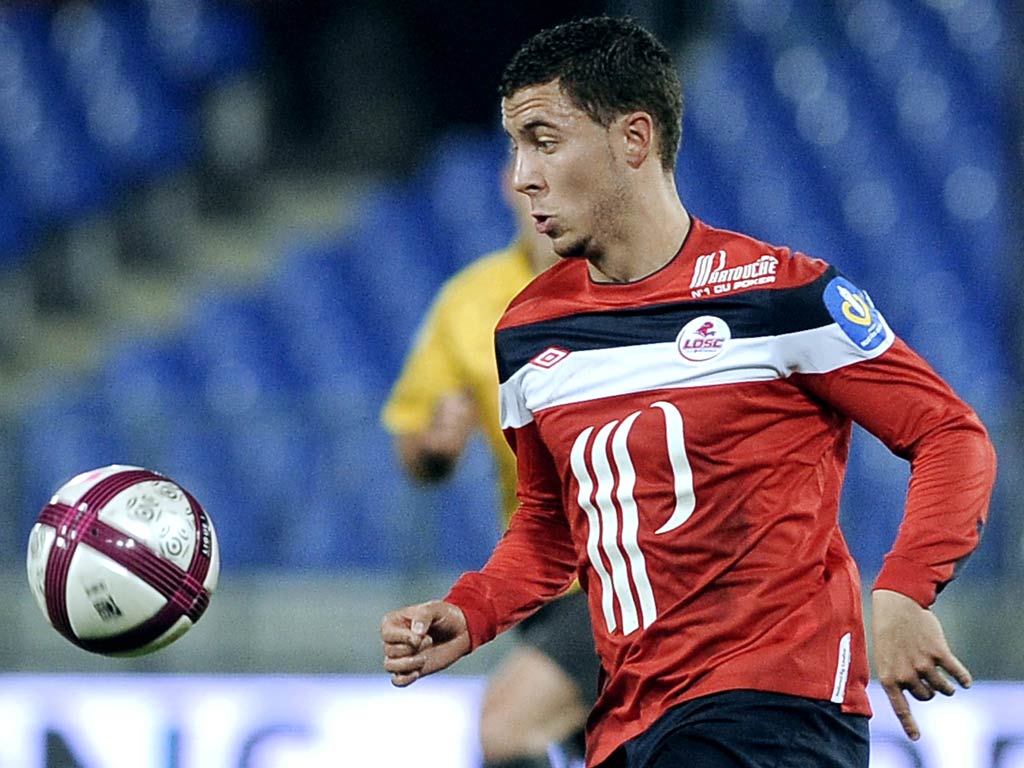 Eden Hazard Chelsea are rumoured to be planning a £25m raid on Lille for their midfield prodigy Eden Hazard. The 21-year-old French international has attracted interest from several top clubs around Europe. Lille may attempt to hold out for an