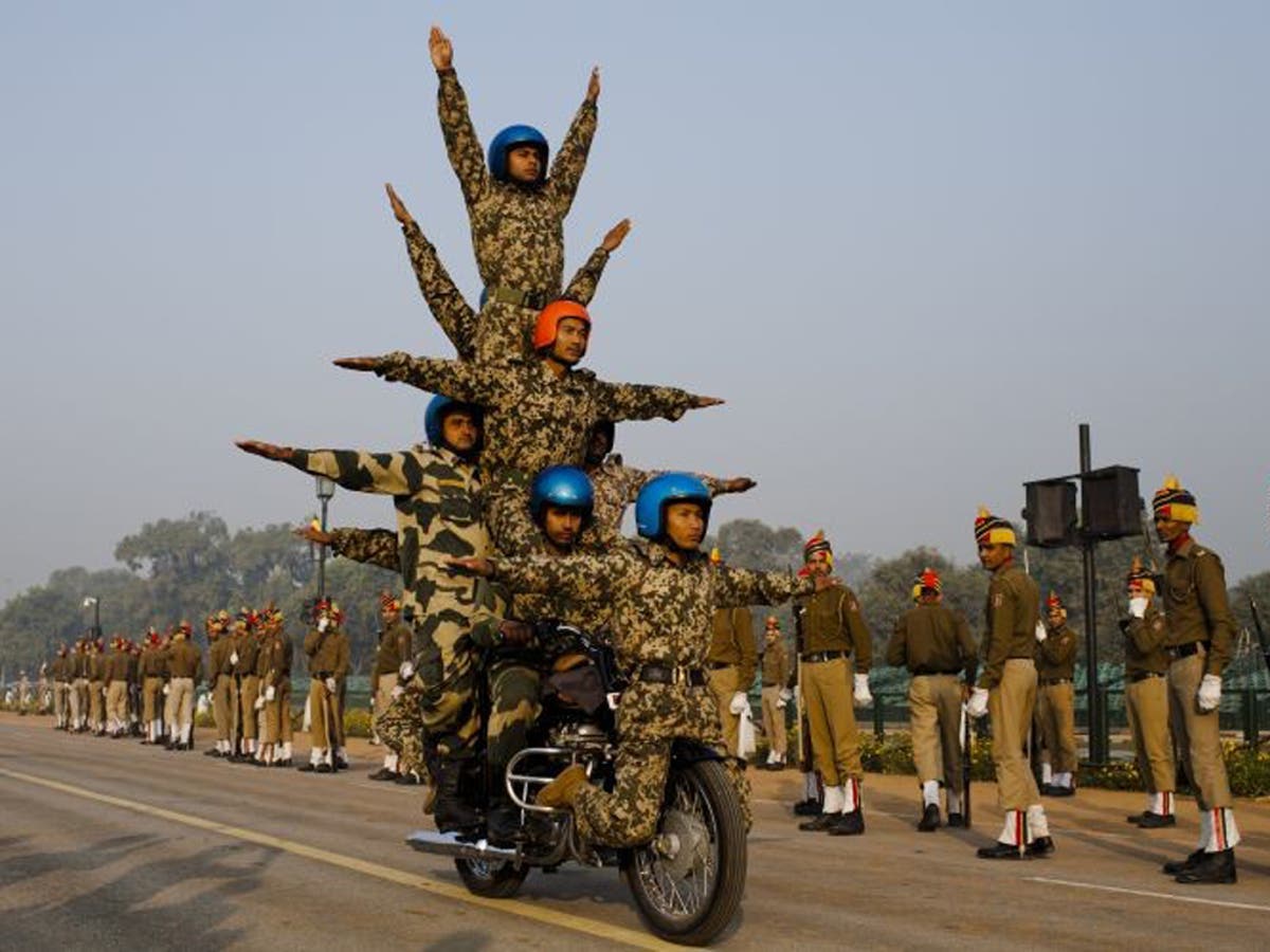 Парад индийской армии