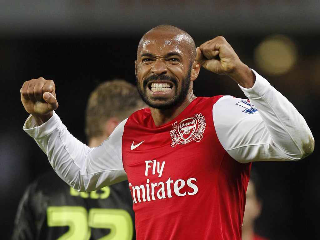 Thierry Henry revels in his fairytale comeback against Leeds